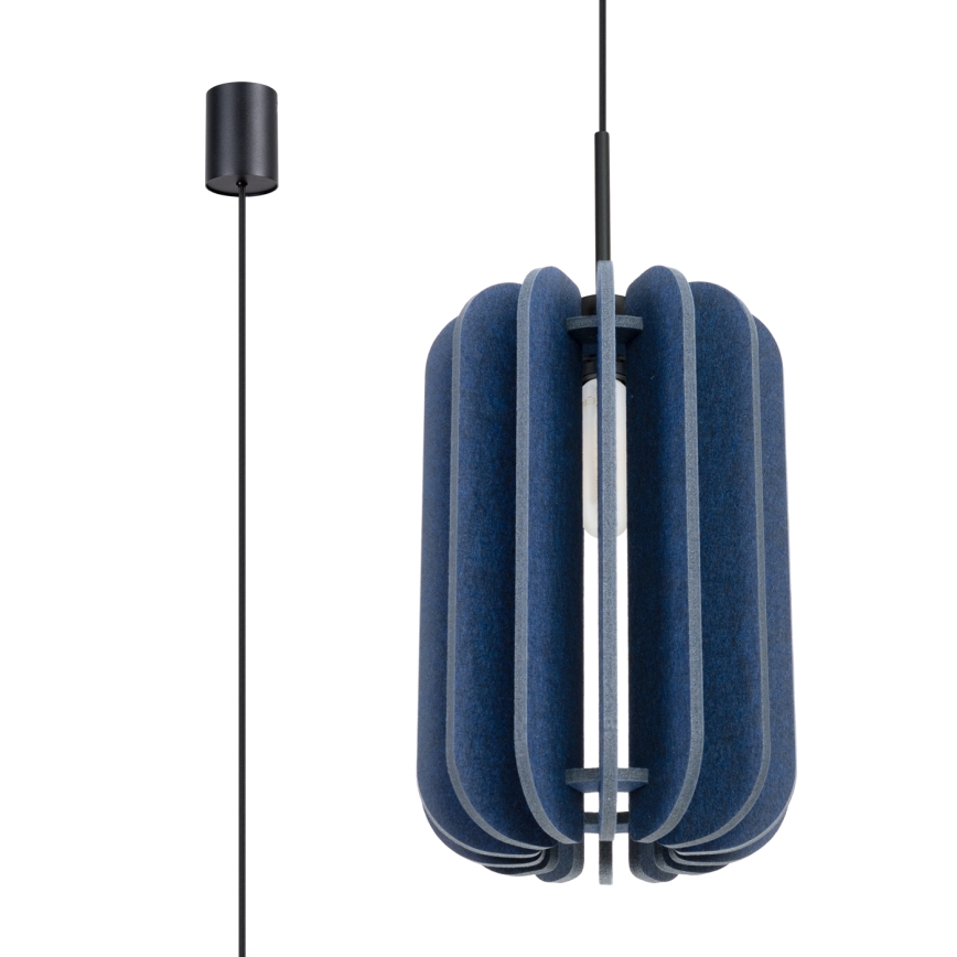 Pendelvalgusti kaablil MULA 1xE27/15W/230V läb. 27 cm sinine