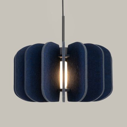 Ripplamp MULA kaablil 1xE27/15W/230V, läbimõõt 45 cm, sinine
