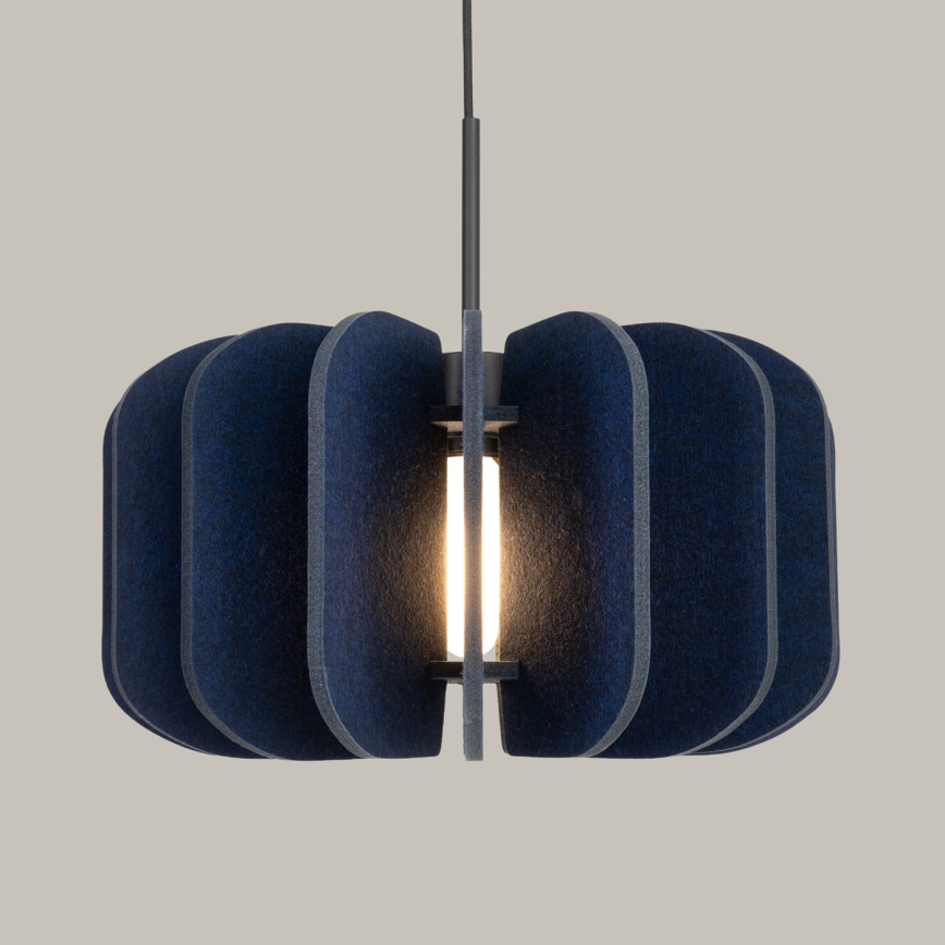 Ripplamp MULA kaablil 1xE27/15W/230V, läbimõõt 45 cm, sinine