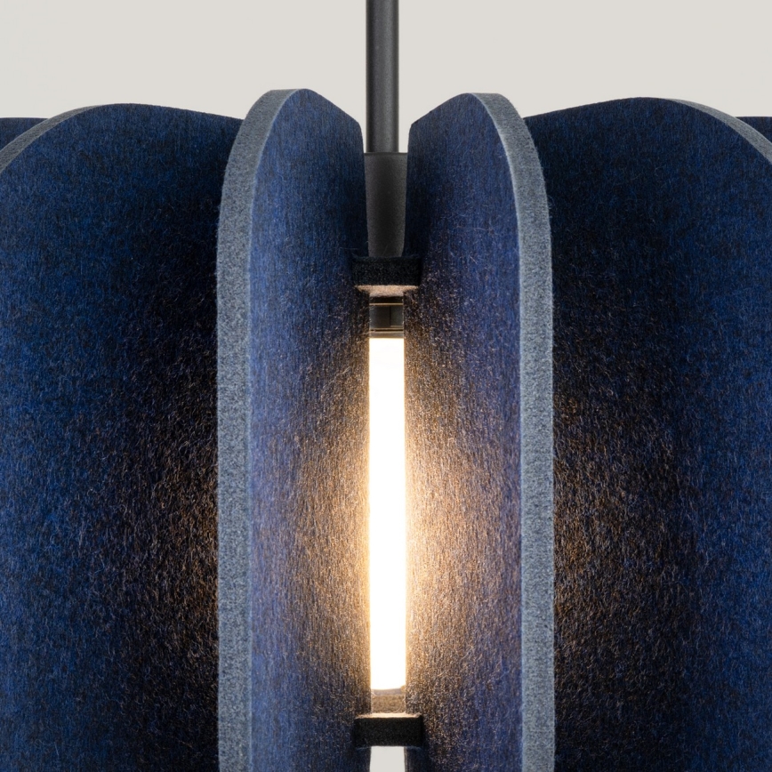 Ripplamp MULA kaablil 1xE27/15W/230V, läbimõõt 45 cm, sinine