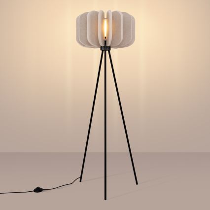 Põrandalamp MULA 1xE27/15W/230V kreemjas