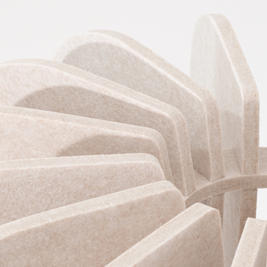 Põrandalamp MULA 1xE27/15W/230V kreemjas