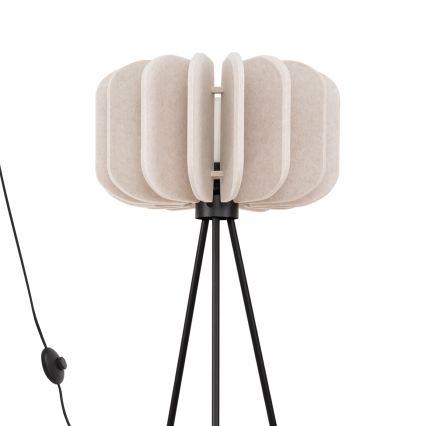 Põrandalamp MULA 1xE27/15W/230V kreemjas