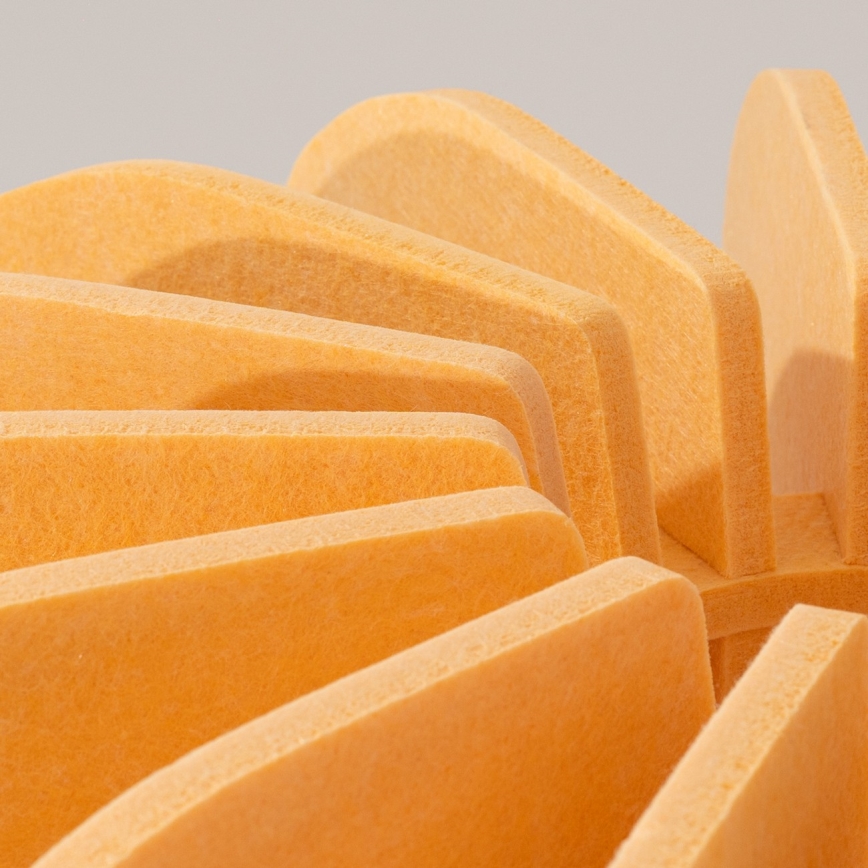 Põrandalamp MULA 1xE27/15W/230V kollane