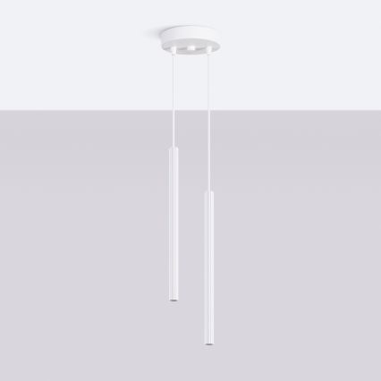 Ripatsvalgusti ARCHE kaabliga 2xG9/8W/230V valge