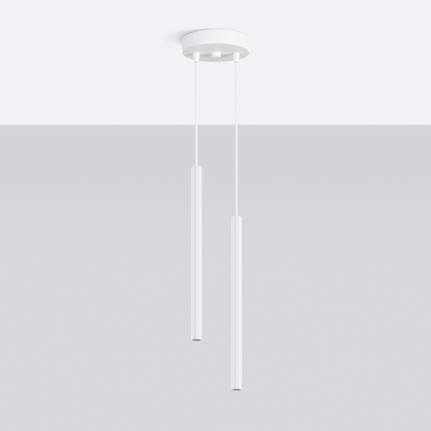 Ripatsvalgusti ARCHE kaabliga 2xG9/8W/230V valge
