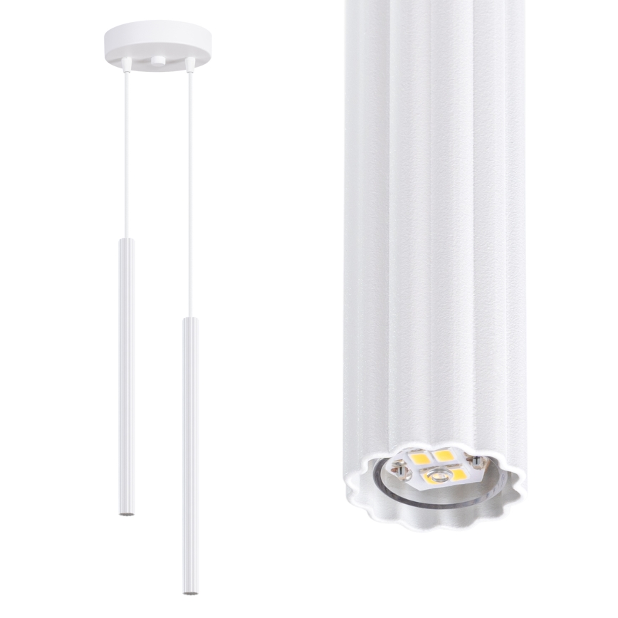 Ripatsvalgusti ARCHE kaabliga 2xG9/8W/230V valge