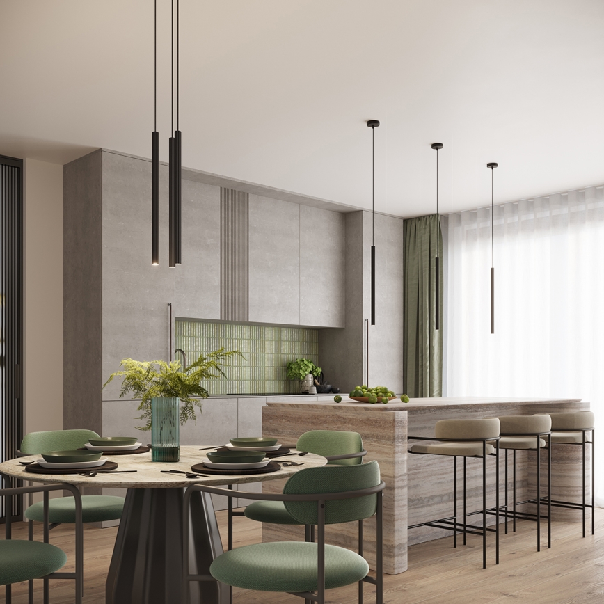 Kaabliga ripplamp ARCHE 2xG9/8W/230V must