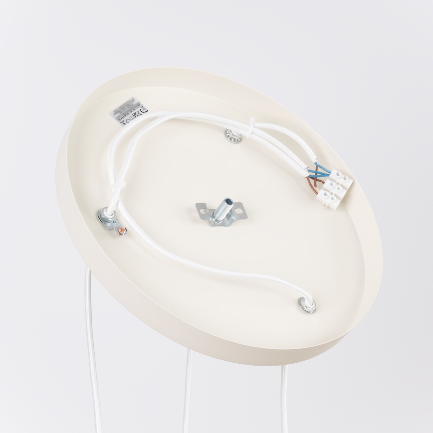 Kaabliga rippvalgusti ESTRIA 3xE14/10W/230V, läbimõõt 30 cm, kreemjas