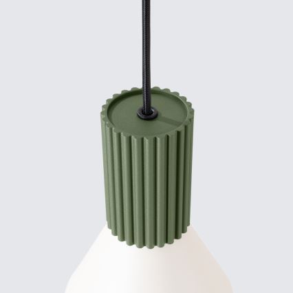 Rippvalgusti kaablil ESTRIA 1xE14/10W/230V, läbimõõt 14 cm, roheline