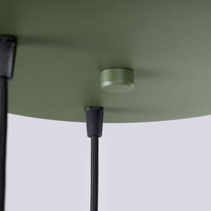 Ripplühter kaabliga ESTRIA 3xE14/10W/230V, läbimõõt 30 cm, roheline