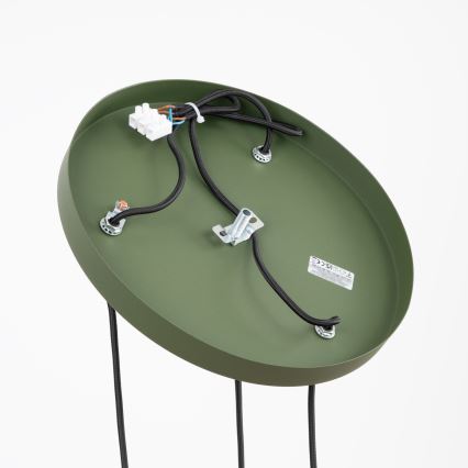 Ripplühter kaabliga ESTRIA 3xE14/10W/230V, läbimõõt 30 cm, roheline