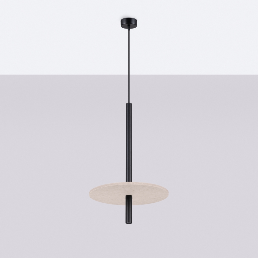 Rippvalgusti kaabliga FELTRO 1xG9/8W/230V must/kreem