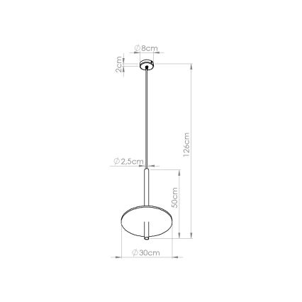 Rippvalgusti kaabliga FELTRO 1xG9/8W/230V must/kreem