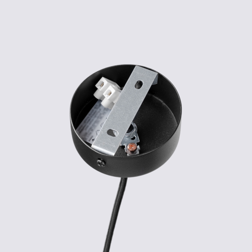 Ripplühter kaabliga PELTA 1xGU10/10W/230V must/sinine