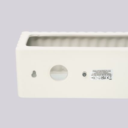 Seinavalgusti RIGATA 1xE27/15W/230V keraamika/kreemvalge