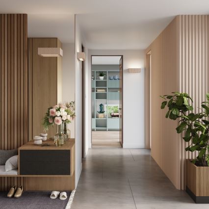 Seinavalgusti RIGATA 1xE27/15W/230V keraamika/taupe