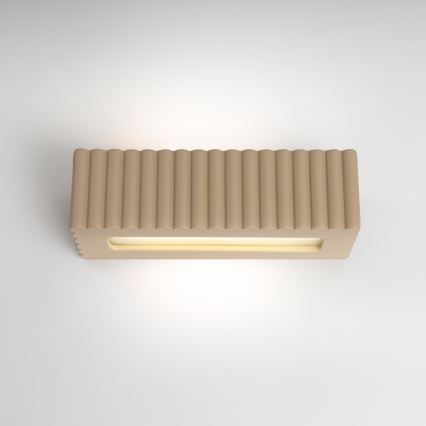 Seinavalgusti RIGATA 1xE27/15W/230V keraamika/taupe