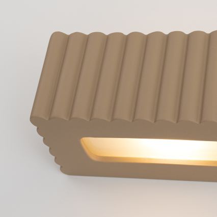 Seinavalgusti RIGATA 1xE27/15W/230V keraamika/taupe