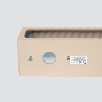 Seinavalgusti RIGATA 1xE27/15W/230V keraamika/taupe