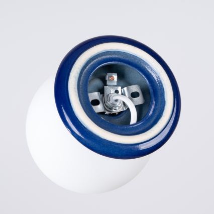 Vannitoa seinavalgusti ZORI 1xG9/8W/230V IP44 sinine
