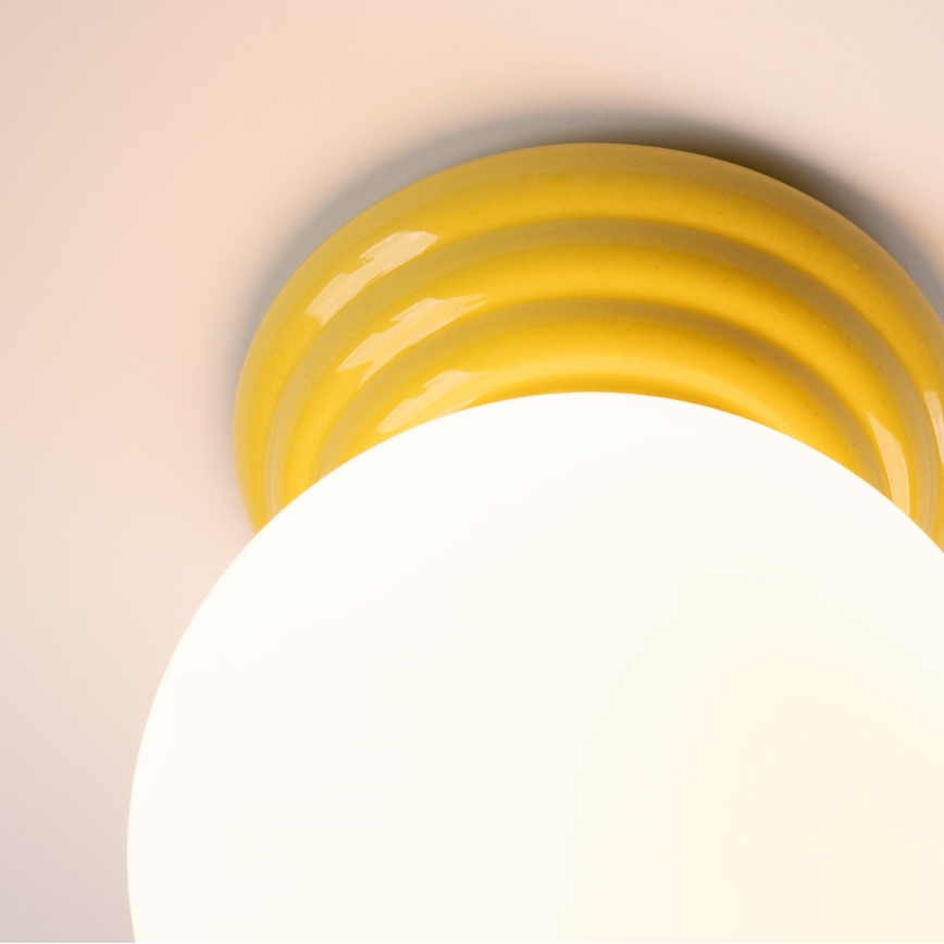 Vannitoa laelamp ZORI 1x G9/8W/230V, läbimõõt 12 cm, IP44, kollane