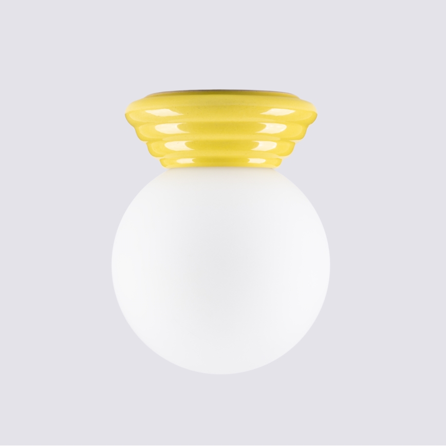 Vannitoa laelamp ZORI 1x G9/8W/230V, läbimõõt 12 cm, IP44, kollane