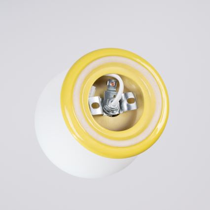 Vannitoa laelamp ZORI 1x G9/8W/230V, läbimõõt 12 cm, IP44, kollane