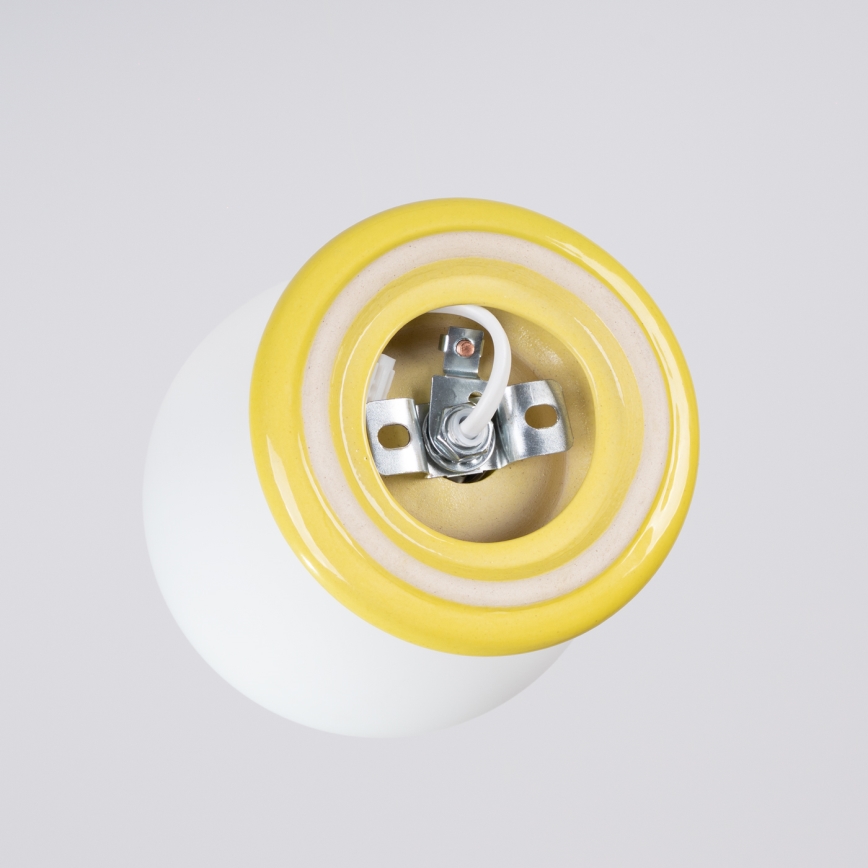 Vannitoa laelamp ZORI 1x G9/8W/230V, läbimõõt 12 cm, IP44, kollane