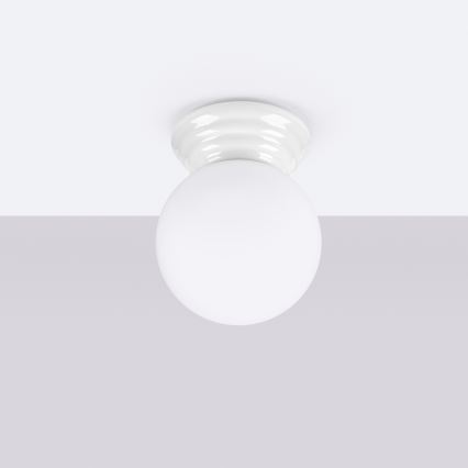 Vannitoa laelamp ZORI 1xG9/8W/230V Ø 12 cm IP44 valge