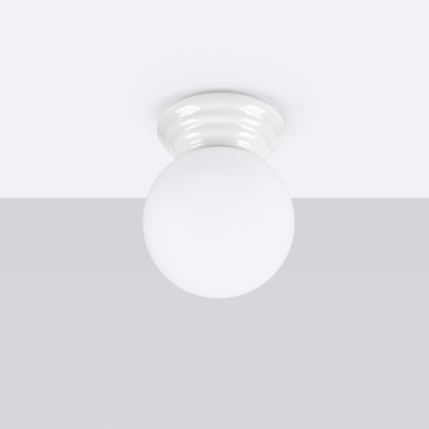 Vannitoa laelamp ZORI 1xG9/8W/230V Ø 12 cm IP44 valge