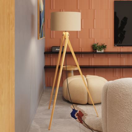 Põrandalamp NATT 1xE27/15W/230V tume beež