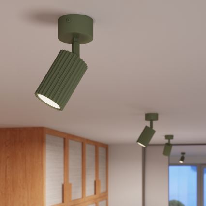 Punktvalgusti KARBON 1xGU10/10W/230V roheline