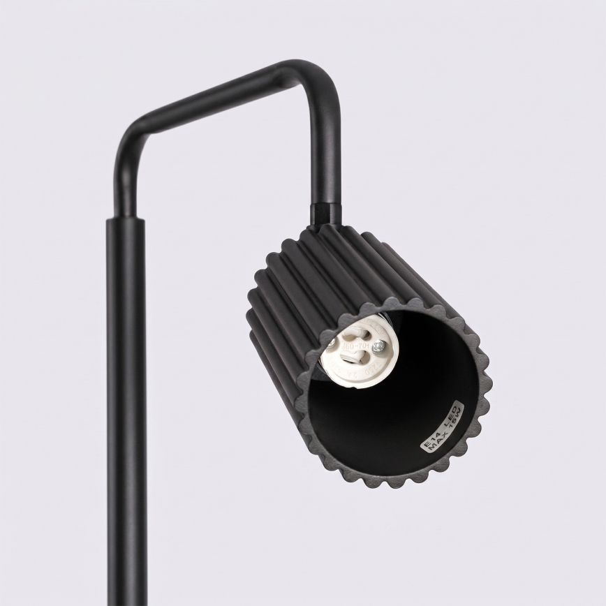 Põrandalamp KARBON 1xGU10/10W/230V must
