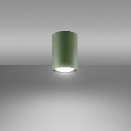 Punktvalgusti LAGOS 1xGU10/10W/230V 10 cm roheline