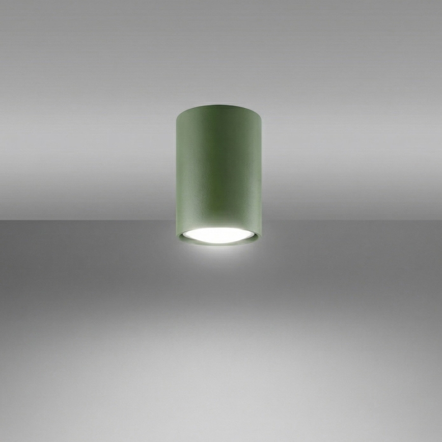 Punktvalgusti LAGOS 1xGU10/10W/230V 10 cm roheline
