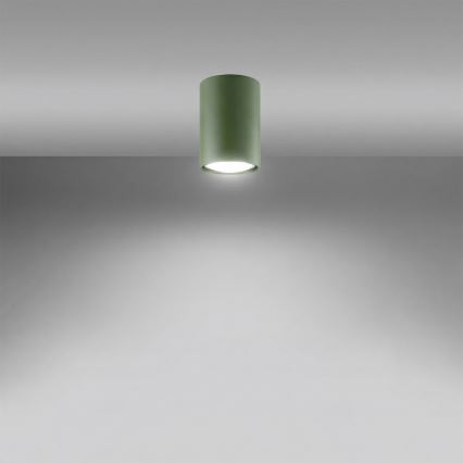 Punktvalgusti LAGOS 1xGU10/10W/230V 10 cm roheline