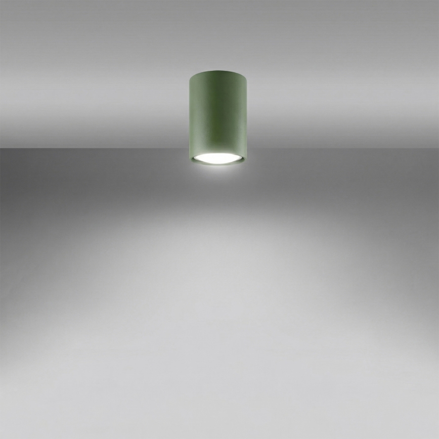 Punktvalgusti LAGOS 1xGU10/10W/230V 10 cm roheline