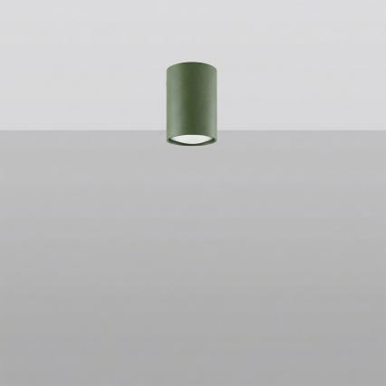 Punktvalgusti LAGOS 1xGU10/10W/230V 10 cm roheline