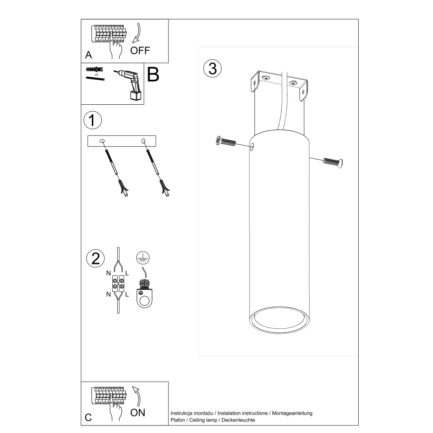LAGOS suunavalgusti 1xGU10/10W/230V 20 cm roheline