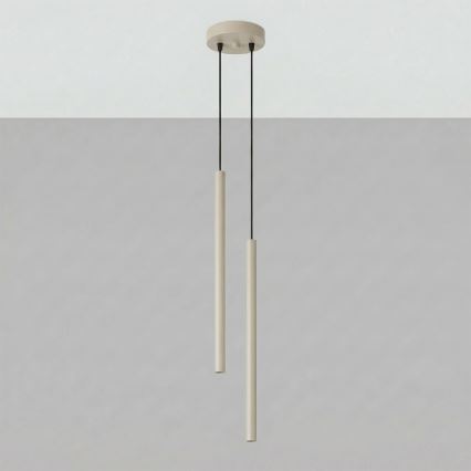 Kaabliga ripplamp PASTELO 2xG9/8W/230V taupe