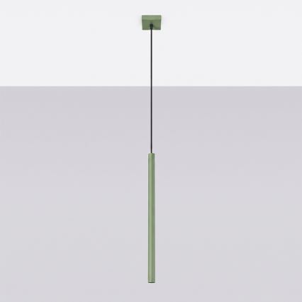 Ripplamp kaablil PASTELO 1xG9/8W/230V roheline