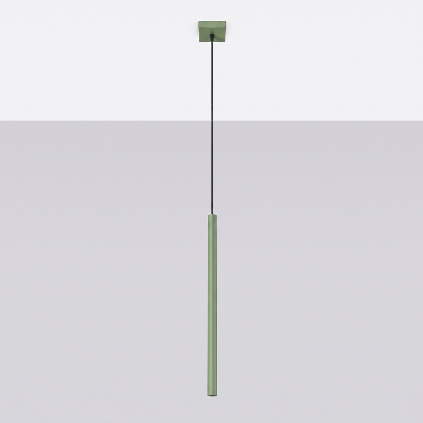 Ripplamp kaablil PASTELO 1xG9/8W/230V roheline