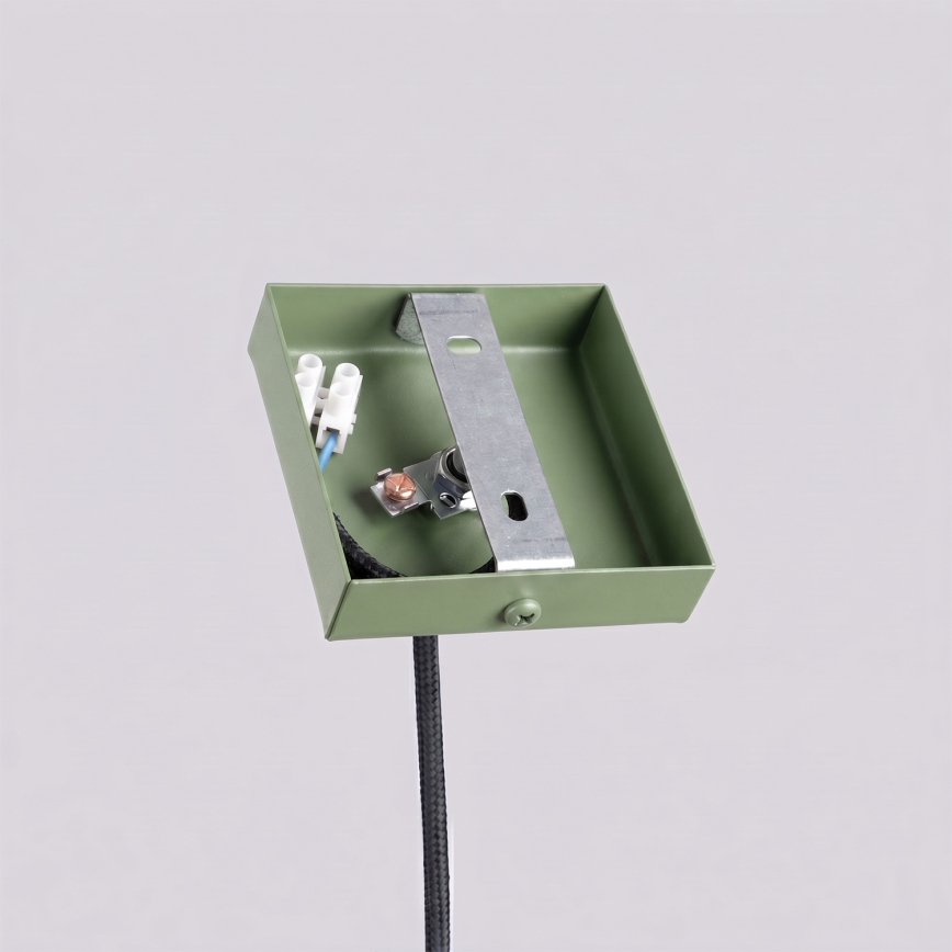 Ripplamp kaablil PASTELO 1xG9/8W/230V roheline