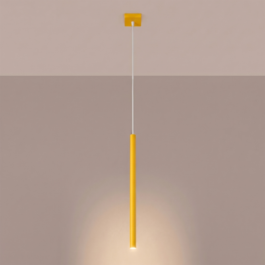 Rippvalgusti juhtmega PASTELO 1xG9/8W/230V kollane