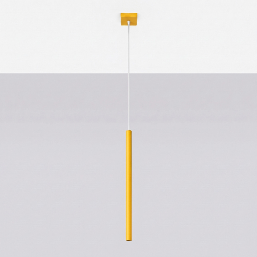 Rippvalgusti juhtmega PASTELO 1xG9/8W/230V kollane