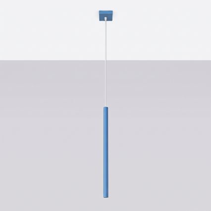 Rippvalgusti kaabliga PASTELO 1xG9/8W/230V sinine