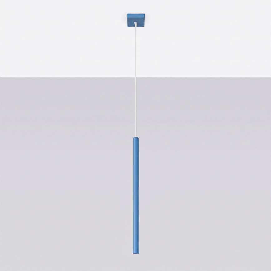 Rippvalgusti kaabliga PASTELO 1xG9/8W/230V sinine