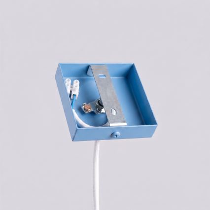 Rippvalgusti kaabliga PASTELO 1xG9/8W/230V sinine