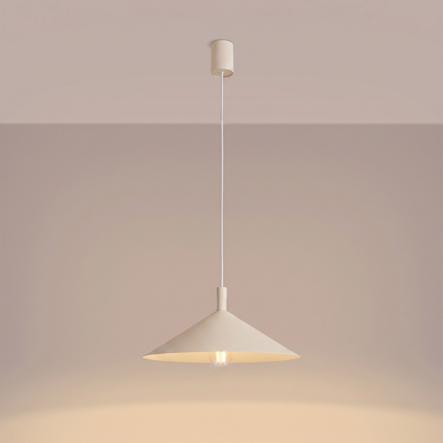Ripplamp kaablil NOX 1xE27/15W/230V kreemjas